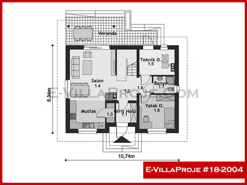 Ev Villa Proje #18 – 2004 Ev Villa Projesi Model Detayları
