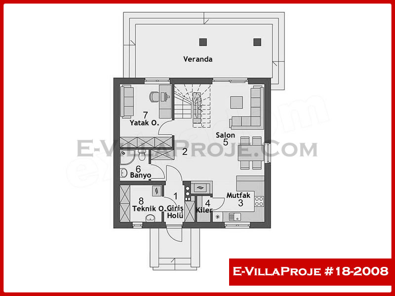Ev Villa Proje #18 – 2008 Ev Villa Projesi Model Detayları