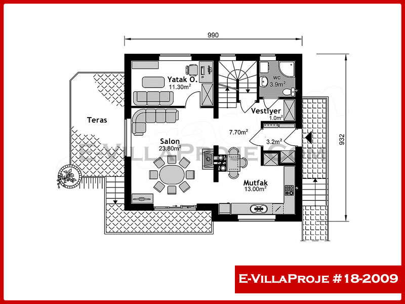 Ev Villa Proje #18 – 2009 Ev Villa Projesi Model Detayları