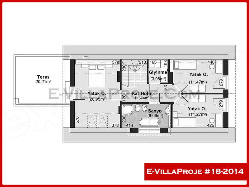 Ev Villa Proje #18 – 2014 Ev Villa Projesi Model Detayları