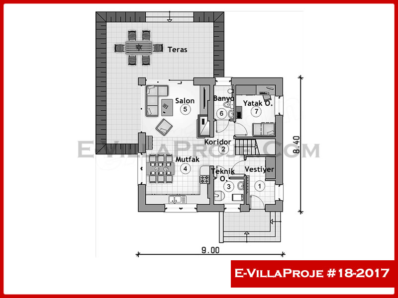 Ev Villa Proje #18 – 2017 Ev Villa Projesi Model Detayları