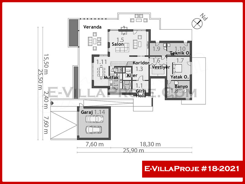 Ev Villa Proje #18 – 2021 Ev Villa Projesi Model Detayları