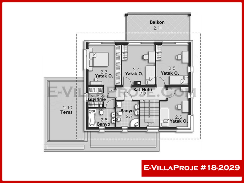 Ev Villa Proje #18 – 2029 Ev Villa Projesi Model Detayları