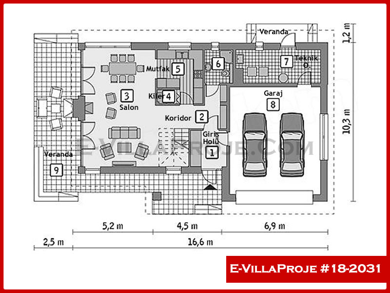 Ev Villa Proje #18 – 2031 Ev Villa Projesi Model Detayları