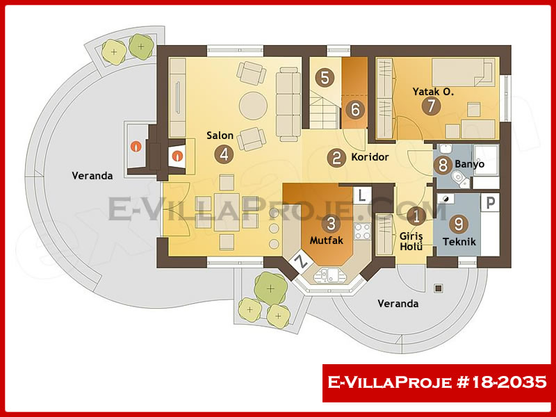 Ev Villa Proje #18 – 2035 Ev Villa Projesi Model Detayları