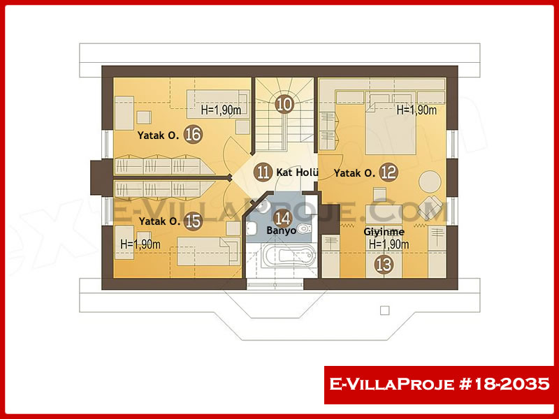 Ev Villa Proje #18 – 2035 Ev Villa Projesi Model Detayları