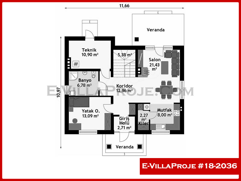 Ev Villa Proje #18 – 2036 Ev Villa Projesi Model Detayları