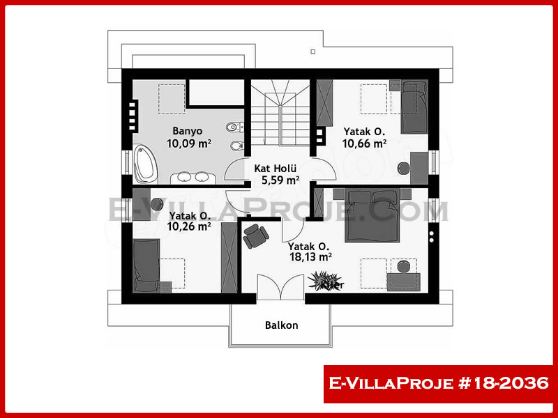 Ev Villa Proje #18 – 2036 Ev Villa Projesi Model Detayları