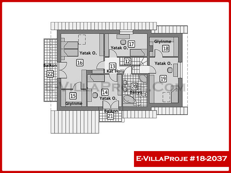 Ev Villa Proje #18 – 2037 Ev Villa Projesi Model Detayları