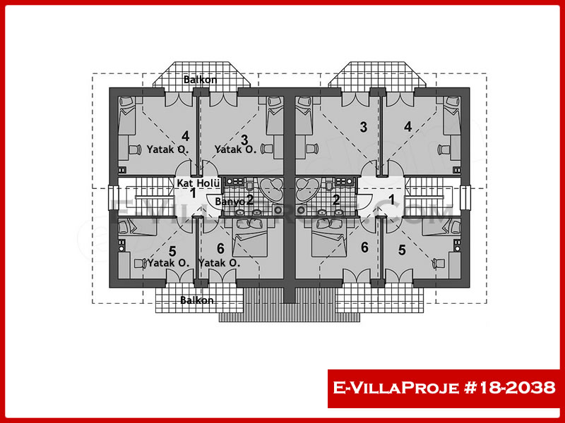 Ev Villa Proje #18 – 2038 Ev Villa Projesi Model Detayları