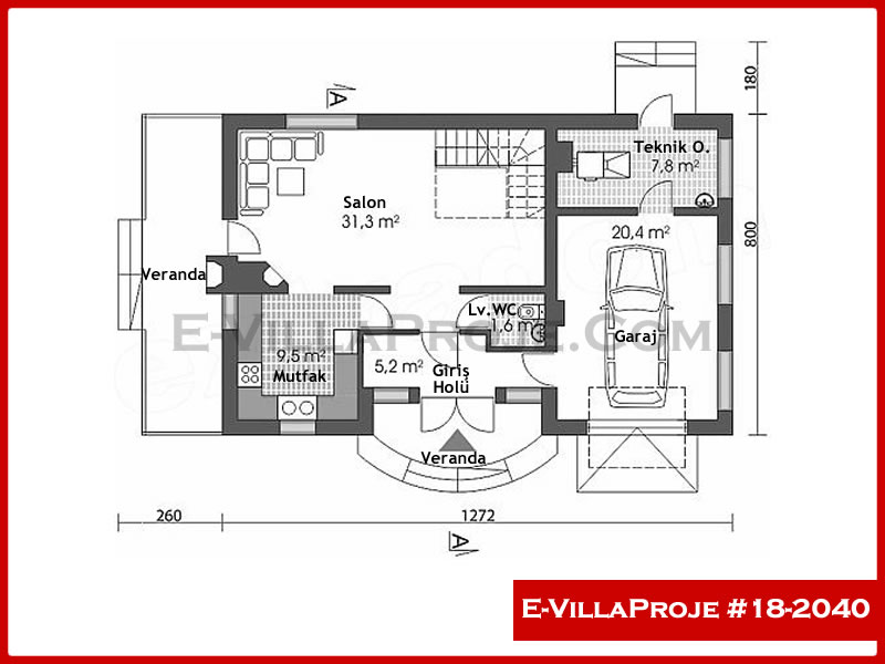 Ev Villa Proje #18 – 2040 Ev Villa Projesi Model Detayları