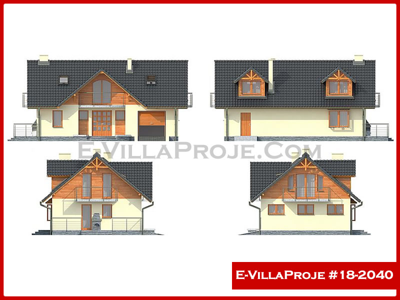 Ev Villa Proje #18 – 2040 Ev Villa Projesi Model Detayları