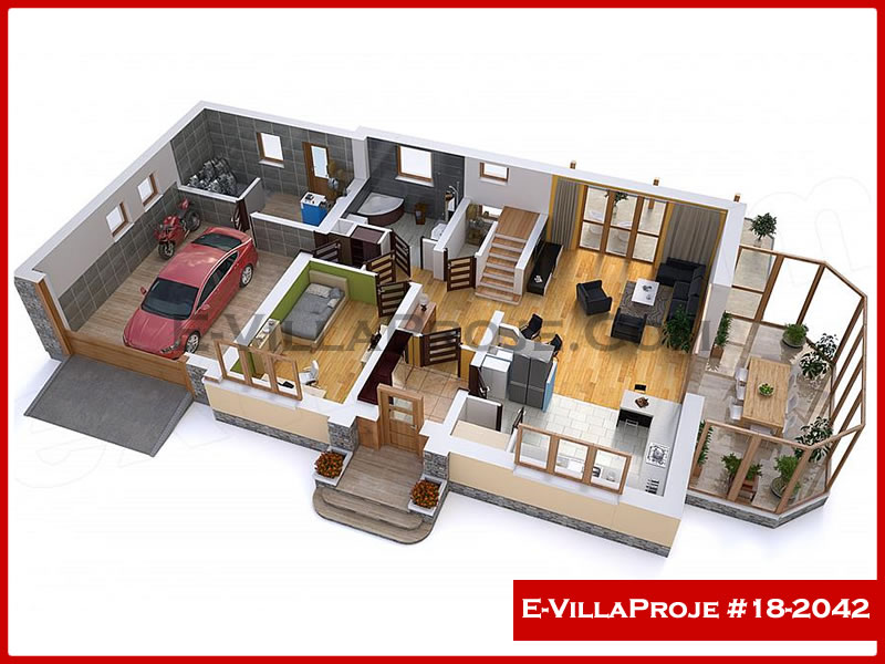 Ev Villa Proje #18 – 2042 Ev Villa Projesi Model Detayları