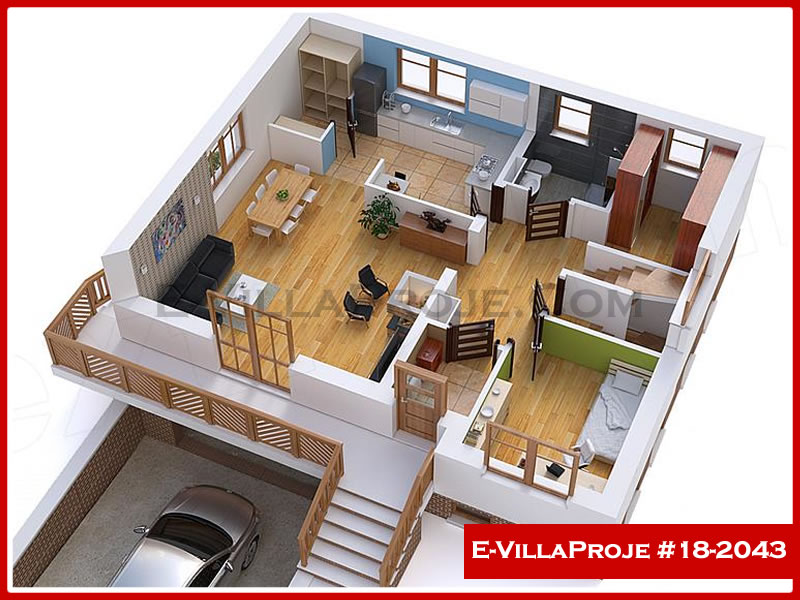 Ev Villa Proje #18 – 2043 Ev Villa Projesi Model Detayları