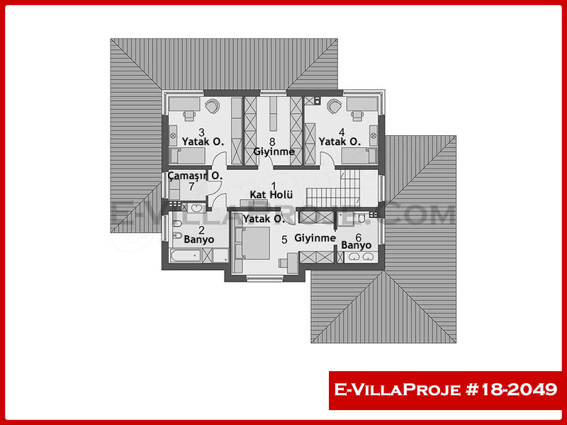 Ev Villa Proje #18 – 2049 Ev Villa Projesi Model Detayları