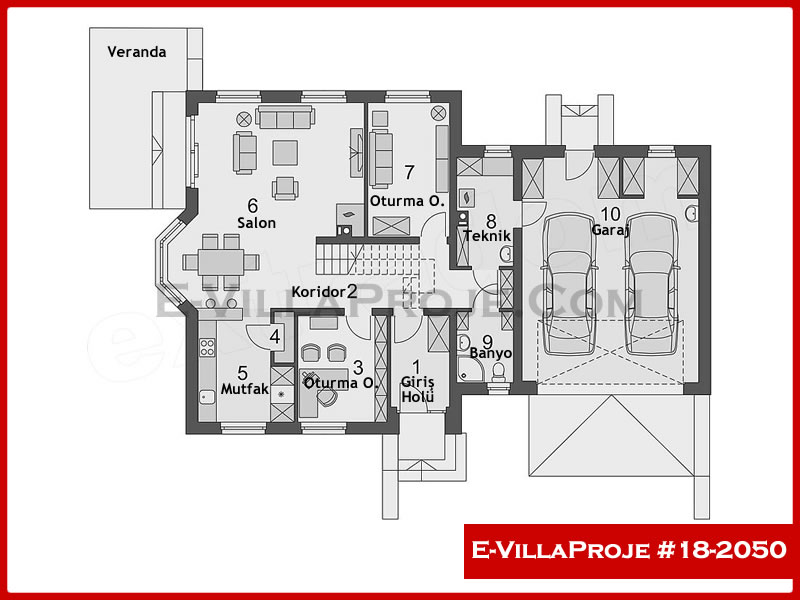 Ev Villa Proje #18 – 2050 Ev Villa Projesi Model Detayları