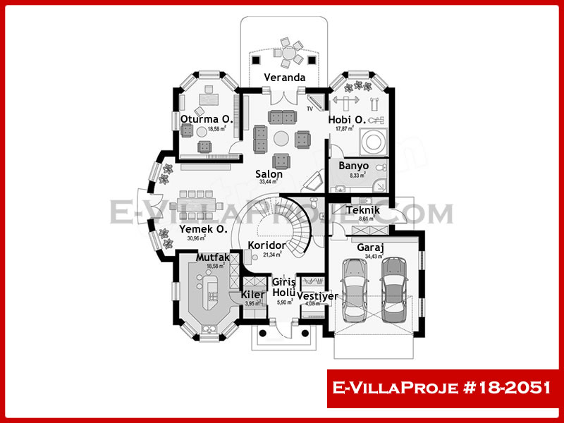 Ev Villa Proje #18 – 2051 Ev Villa Projesi Model Detayları