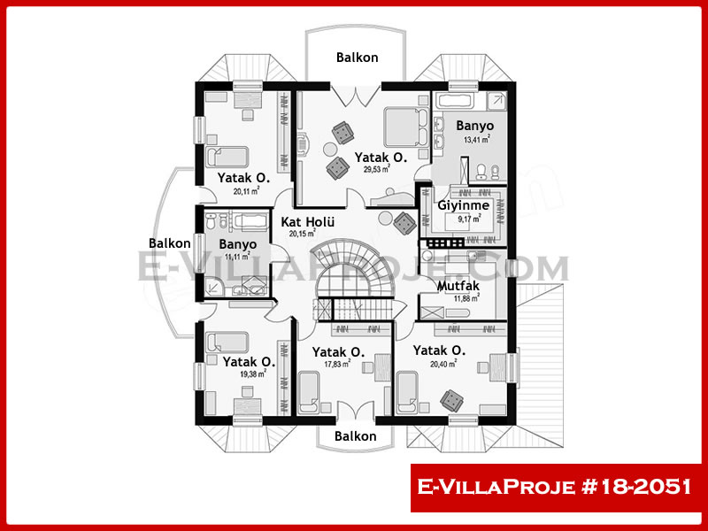 Ev Villa Proje #18 – 2051 Ev Villa Projesi Model Detayları