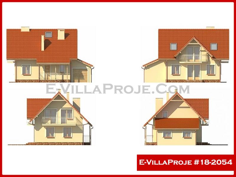 Ev Villa Proje #18 – 2054 Ev Villa Projesi Model Detayları