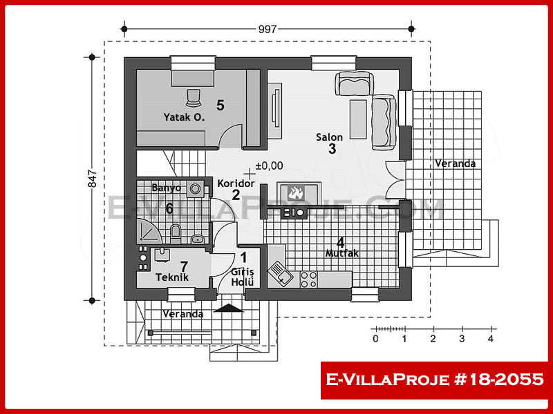 Ev Villa Proje #18 – 2055 Ev Villa Projesi Model Detayları