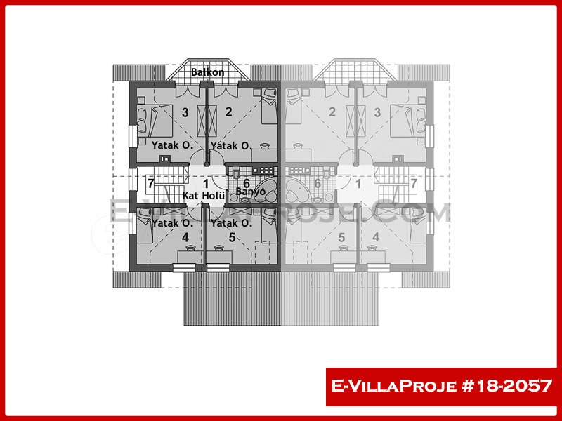 Ev Villa Proje #18 – 2057 Ev Villa Projesi Model Detayları
