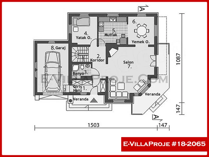 Ev Villa Proje #18 – 2065 Ev Villa Projesi Model Detayları