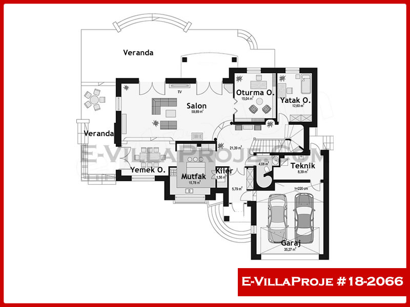 Ev Villa Proje #18 – 2066 Ev Villa Projesi Model Detayları