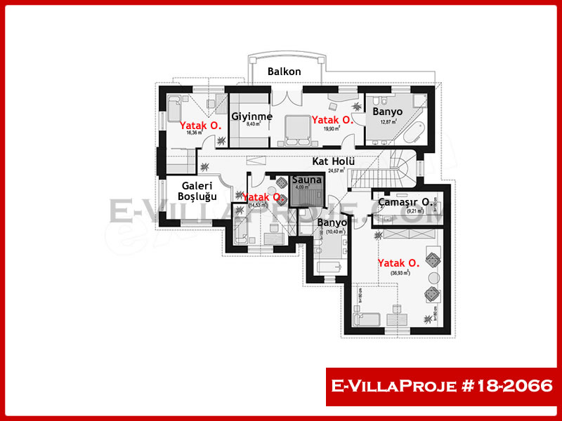 Ev Villa Proje #18 – 2066 Ev Villa Projesi Model Detayları