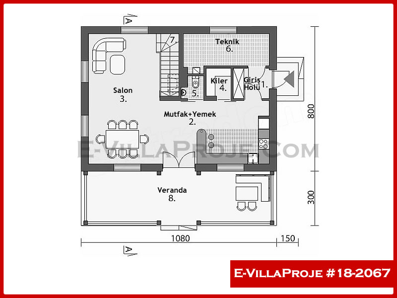Ev Villa Proje #18 – 2067 Ev Villa Projesi Model Detayları
