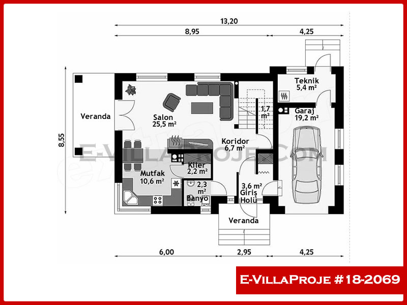 Ev Villa Proje #18 – 2069 Ev Villa Projesi Model Detayları