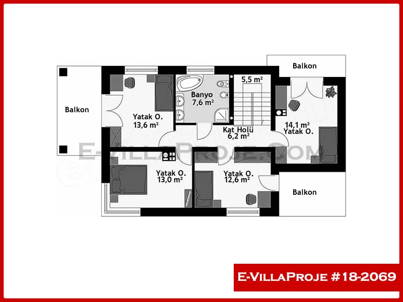 Ev Villa Proje #18 – 2069 Ev Villa Projesi Model Detayları