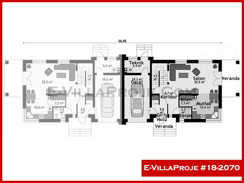 Ev Villa Proje #18 – 2070 Ev Villa Projesi Model Detayları