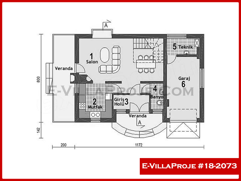 Ev Villa Proje #18 – 2073 Ev Villa Projesi Model Detayları