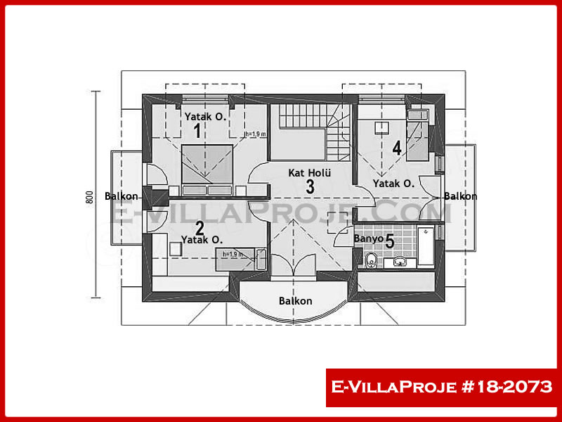 Ev Villa Proje #18 – 2073 Ev Villa Projesi Model Detayları