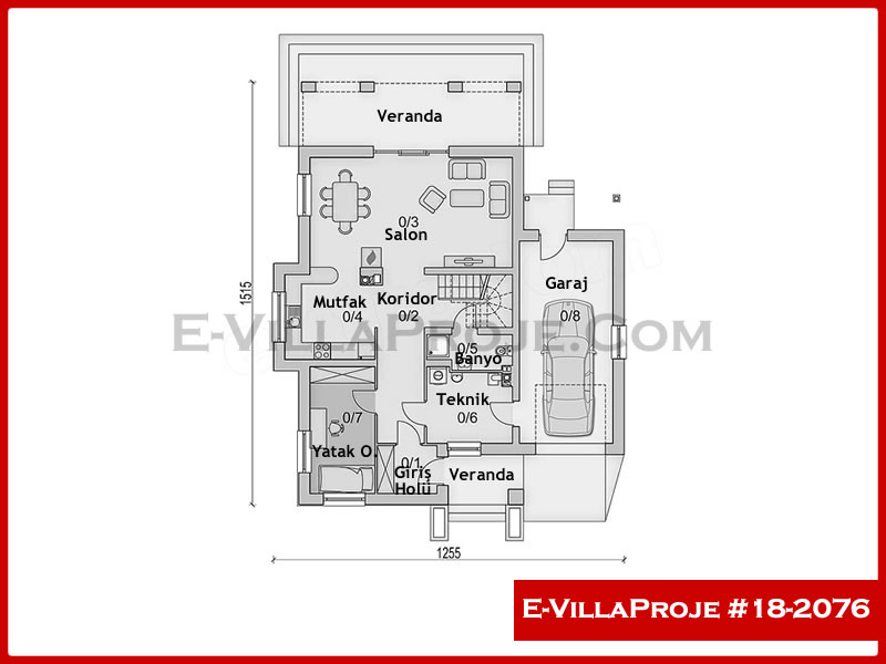 Ev Villa Proje #18 – 2076 Ev Villa Projesi Model Detayları