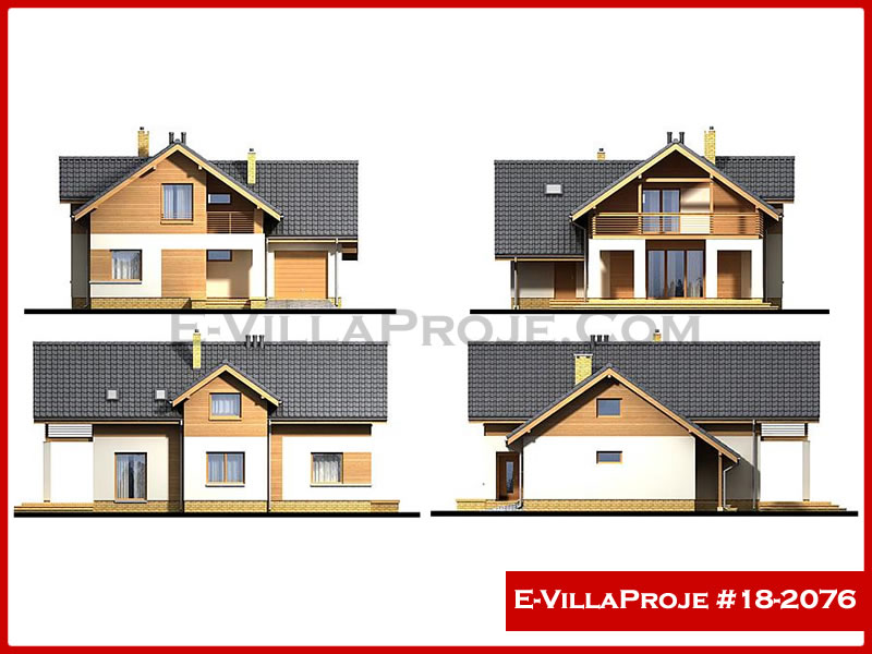 Ev Villa Proje #18 – 2076 Ev Villa Projesi Model Detayları