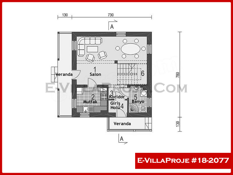 Ev Villa Proje #18 – 2077 Ev Villa Projesi Model Detayları