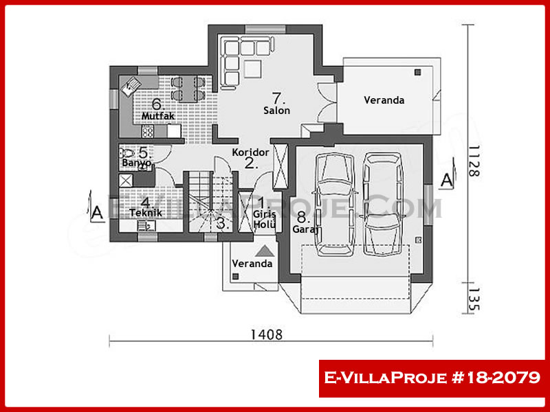 Ev Villa Proje #18 – 2079 Ev Villa Projesi Model Detayları