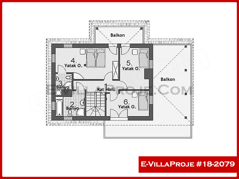 Ev Villa Proje #18 – 2079 Ev Villa Projesi Model Detayları