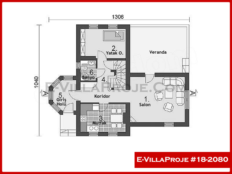 Ev Villa Proje #18 – 2080 Ev Villa Projesi Model Detayları