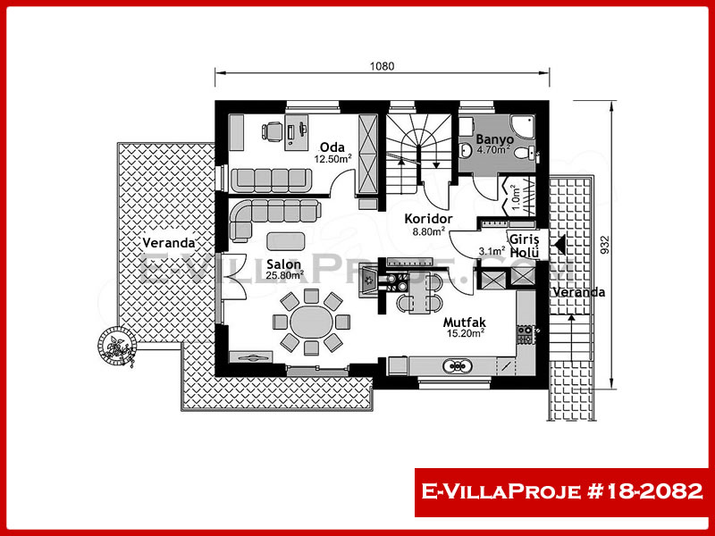 Ev Villa Proje #18 – 2082 Ev Villa Projesi Model Detayları