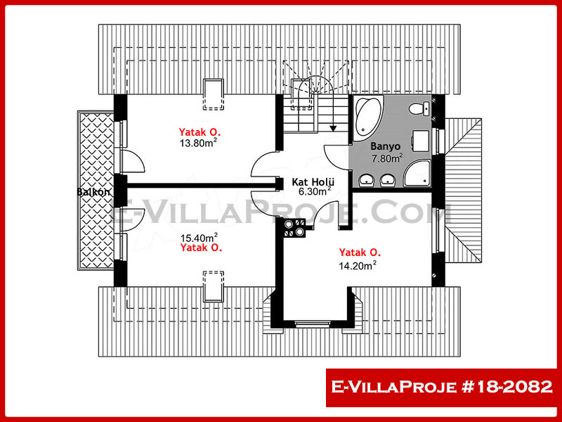 Ev Villa Proje #18 – 2082 Ev Villa Projesi Model Detayları