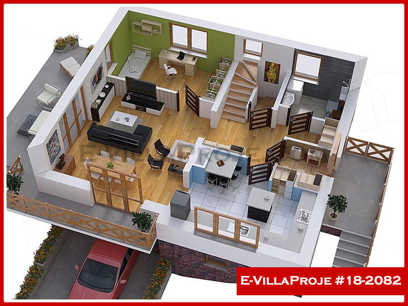 Ev Villa Proje #18 – 2082 Ev Villa Projesi Model Detayları