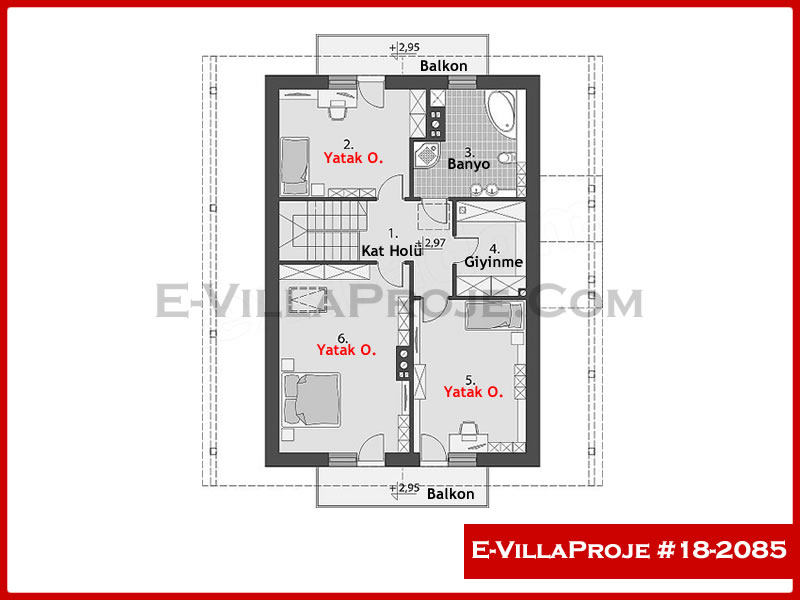 Ev Villa Proje #18 – 2085 Ev Villa Projesi Model Detayları