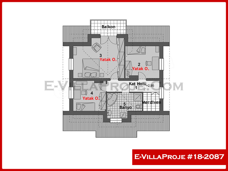 Ev Villa Proje #18 – 2087 Ev Villa Projesi Model Detayları