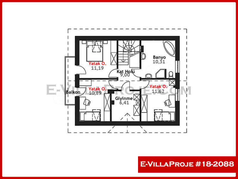 Ev Villa Proje #18 – 2088 Ev Villa Projesi Model Detayları