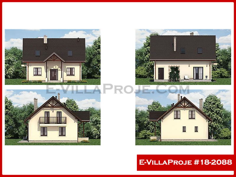 Ev Villa Proje #18 – 2088 Ev Villa Projesi Model Detayları