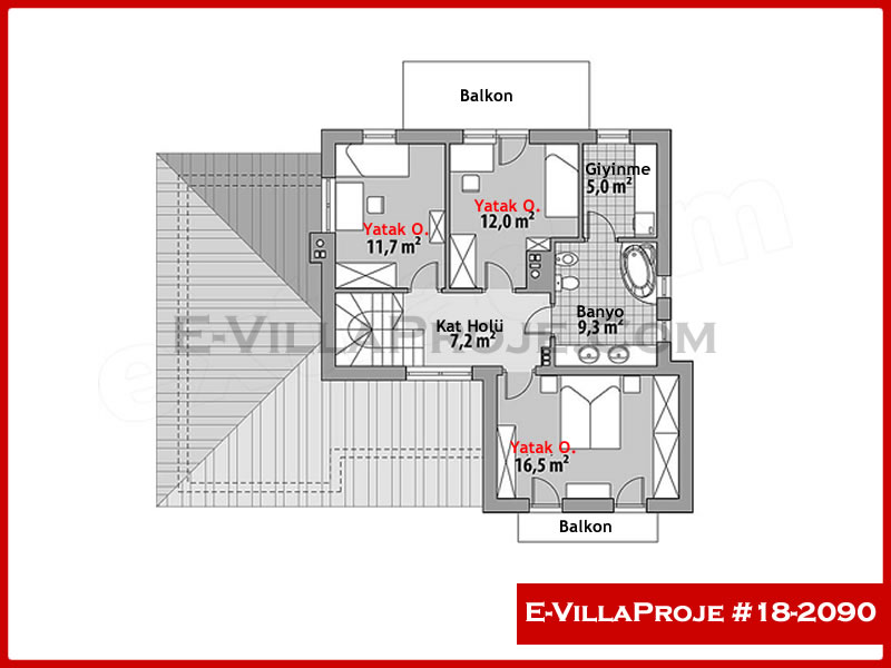 Ev Villa Proje #18 – 2090 Ev Villa Projesi Model Detayları