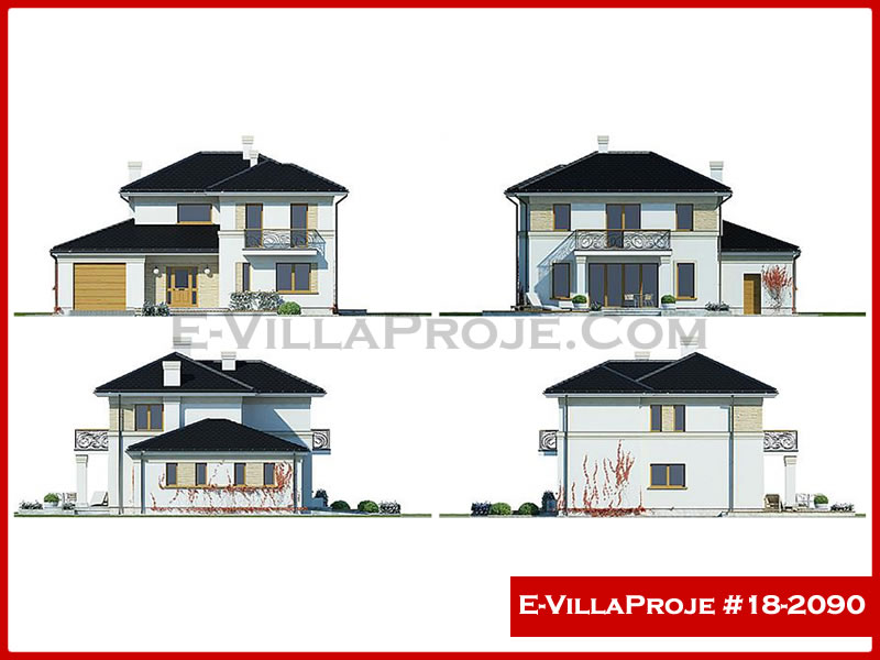 Ev Villa Proje #18 – 2090 Ev Villa Projesi Model Detayları