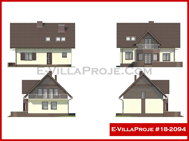 Ev Villa Proje #18 – 2094 Ev Villa Projesi Model Detayları